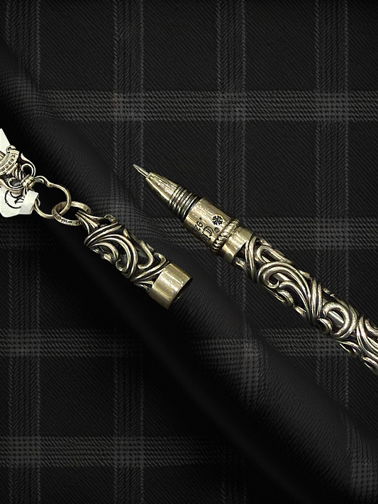 925 Sterling Silver Warrior Sword Pen – Heavy Premium Luxury Pen