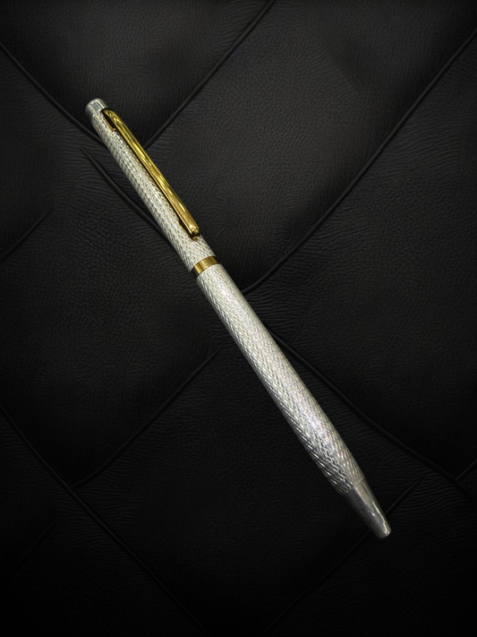 999 Pure Silver Minimal Luxe Pen – Sleek Lightweight Executive Pen