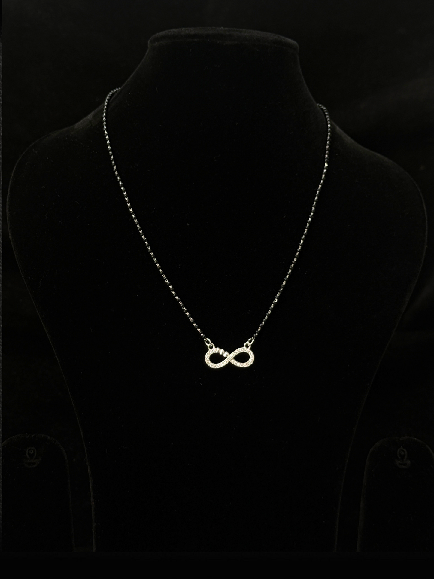 Classic Infinity 925 Sterling Silver Mangalsutra