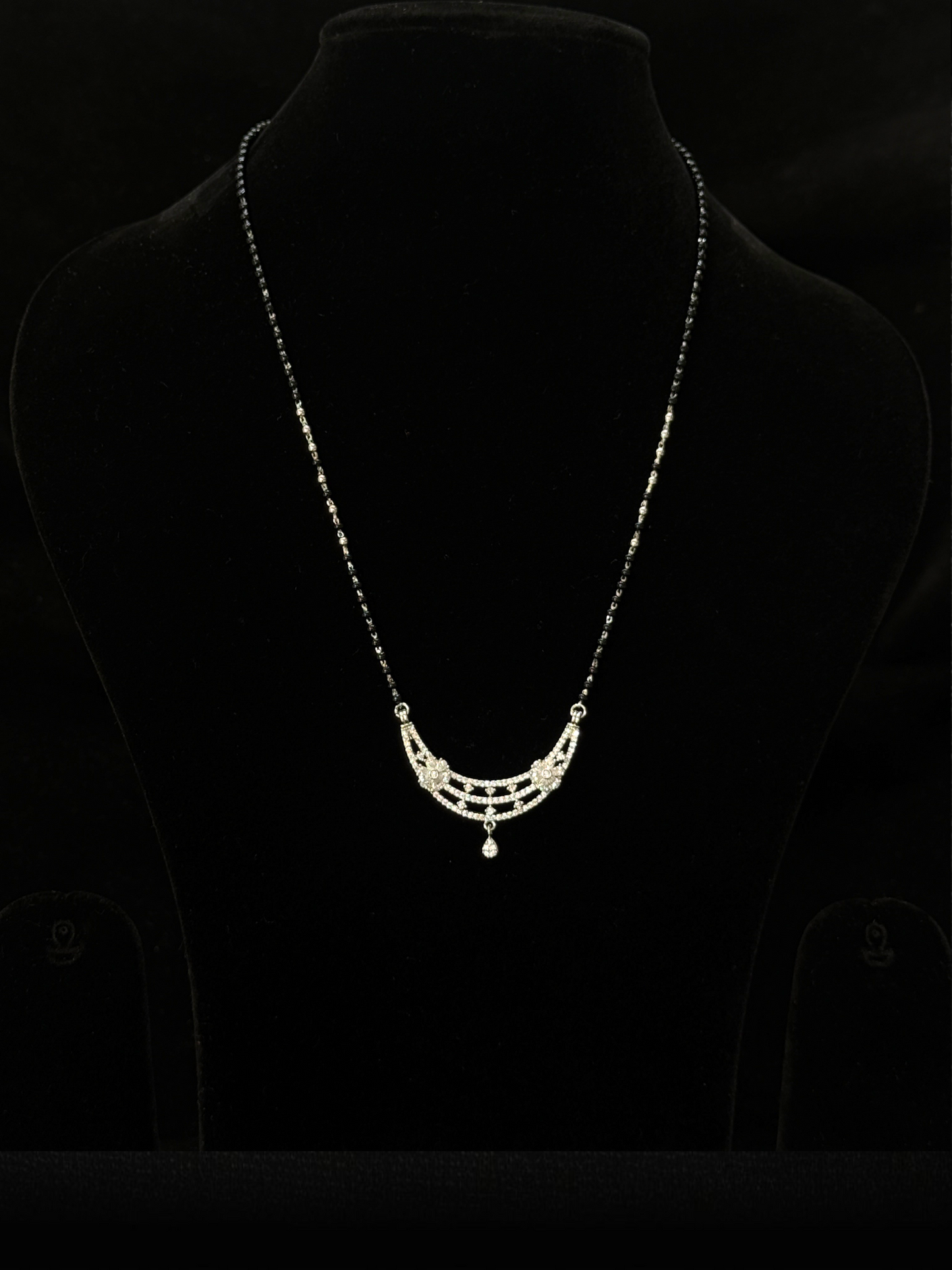 Floral Grace Mangalsutra – 925 Silver