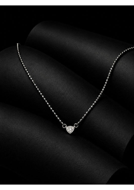 Geometric Trillion-Cut 925 Sterling Silver Mangalsutra