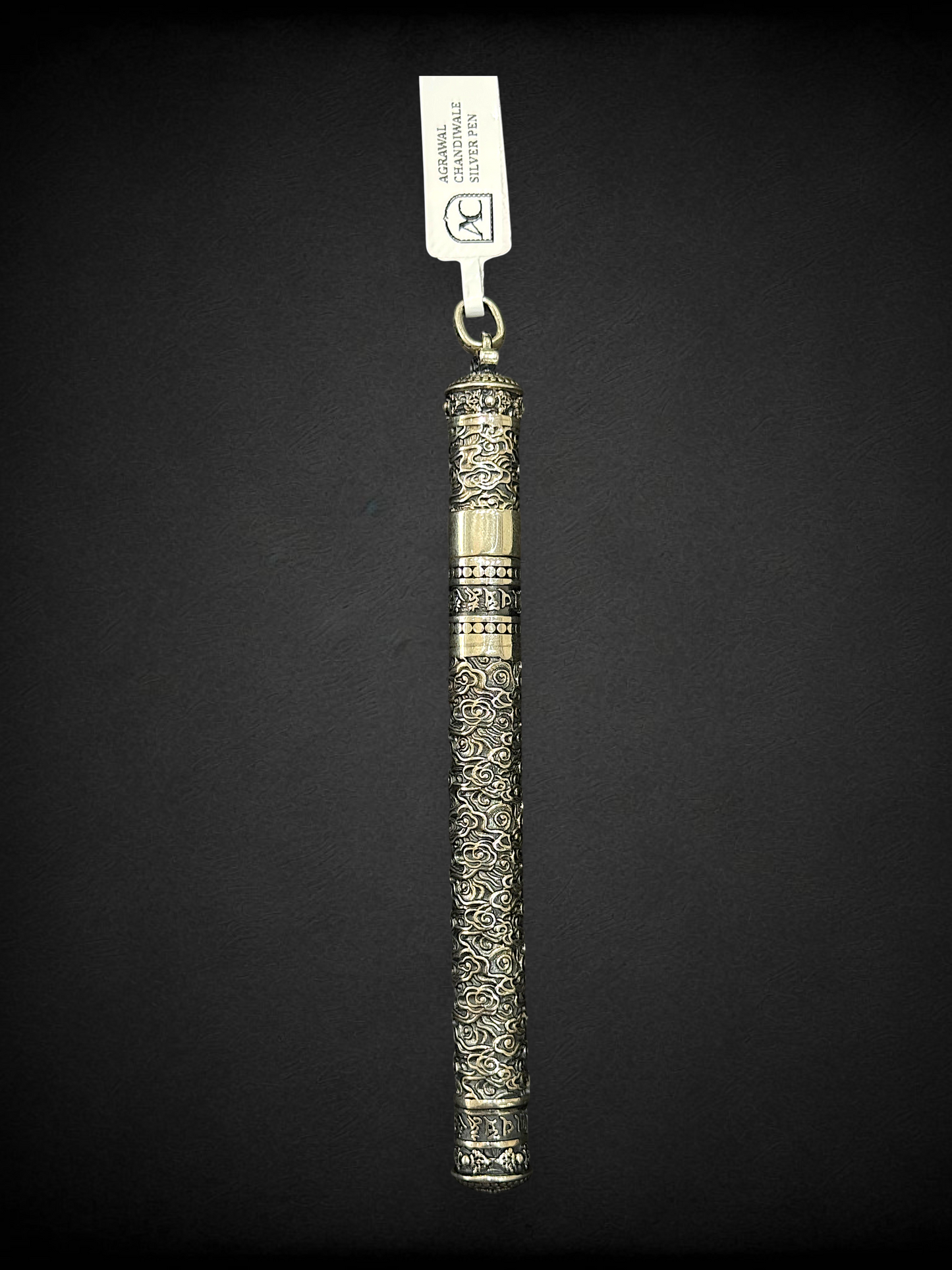925 Sterling Silver Imperial Engraved Pen – Heavy Luxury Statement Pen