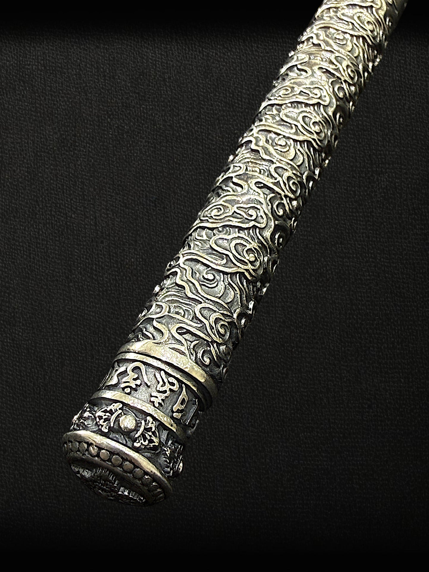 925 Sterling Silver Imperial Engraved Pen – Heavy Luxury Statement Pen